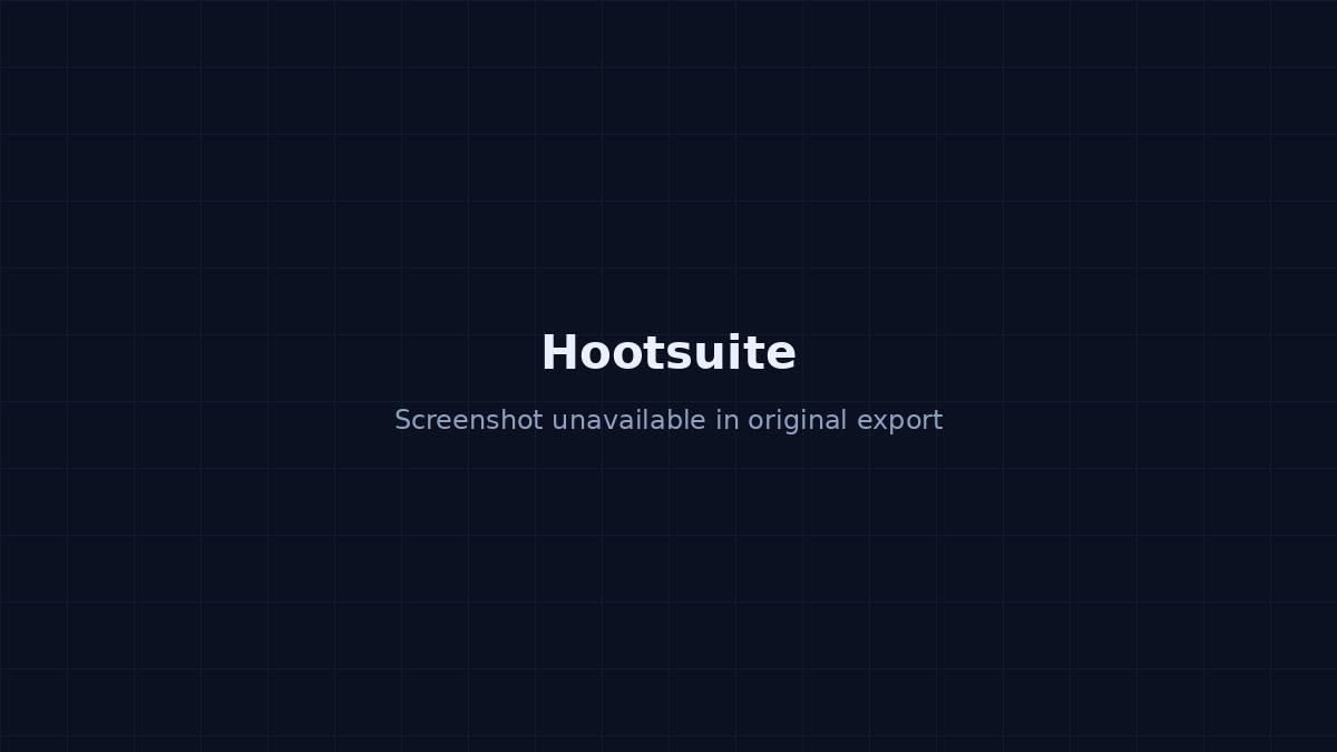 Hootsuite preview